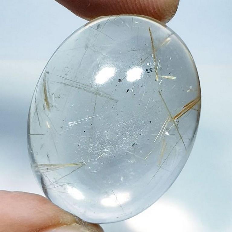 58.85 ct Natural Golden Rutile Quartz (1 of 3)