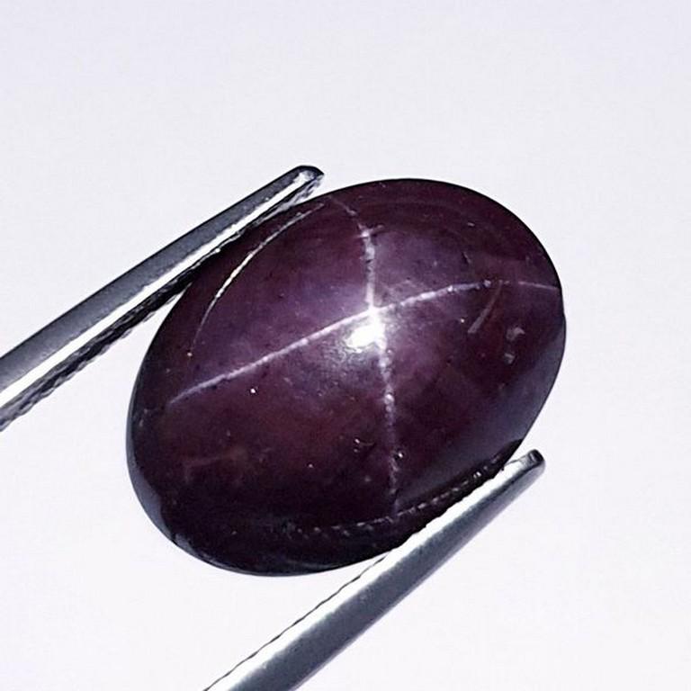 12.14 ct Natural Four Ray Star Garnet (1 of 3)