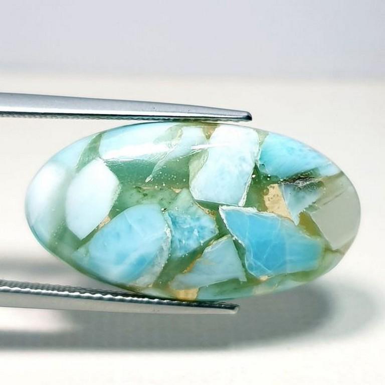 15.70 ct Natural Copper Larimar (1 of 3)