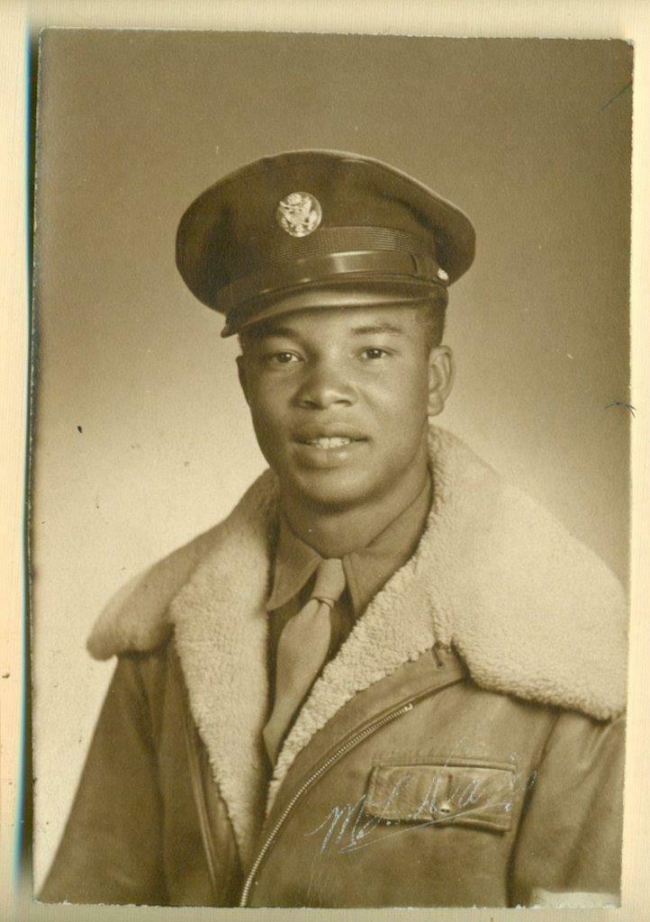 WWII ERA BLACK AFRICAN AMERICAN PILOT ? SIGNED M. L. (1 of 2)