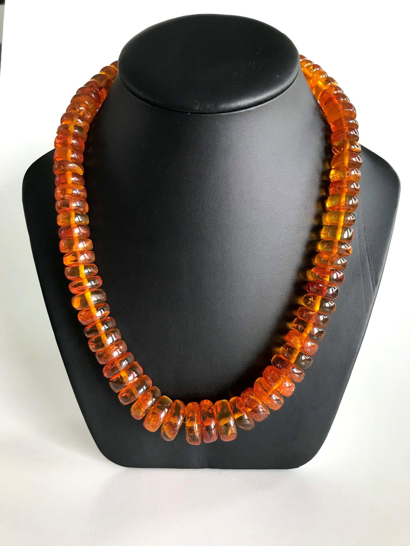 Phenomenal Unique Antique Amber Necklace made from (1 of 10)