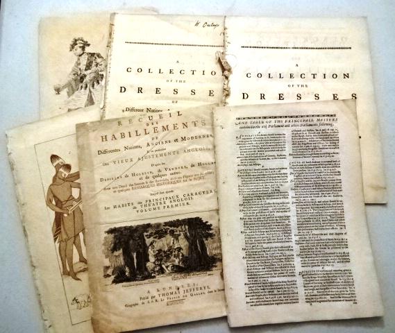 Lot of 18th C Costumes Law (1 of 3)