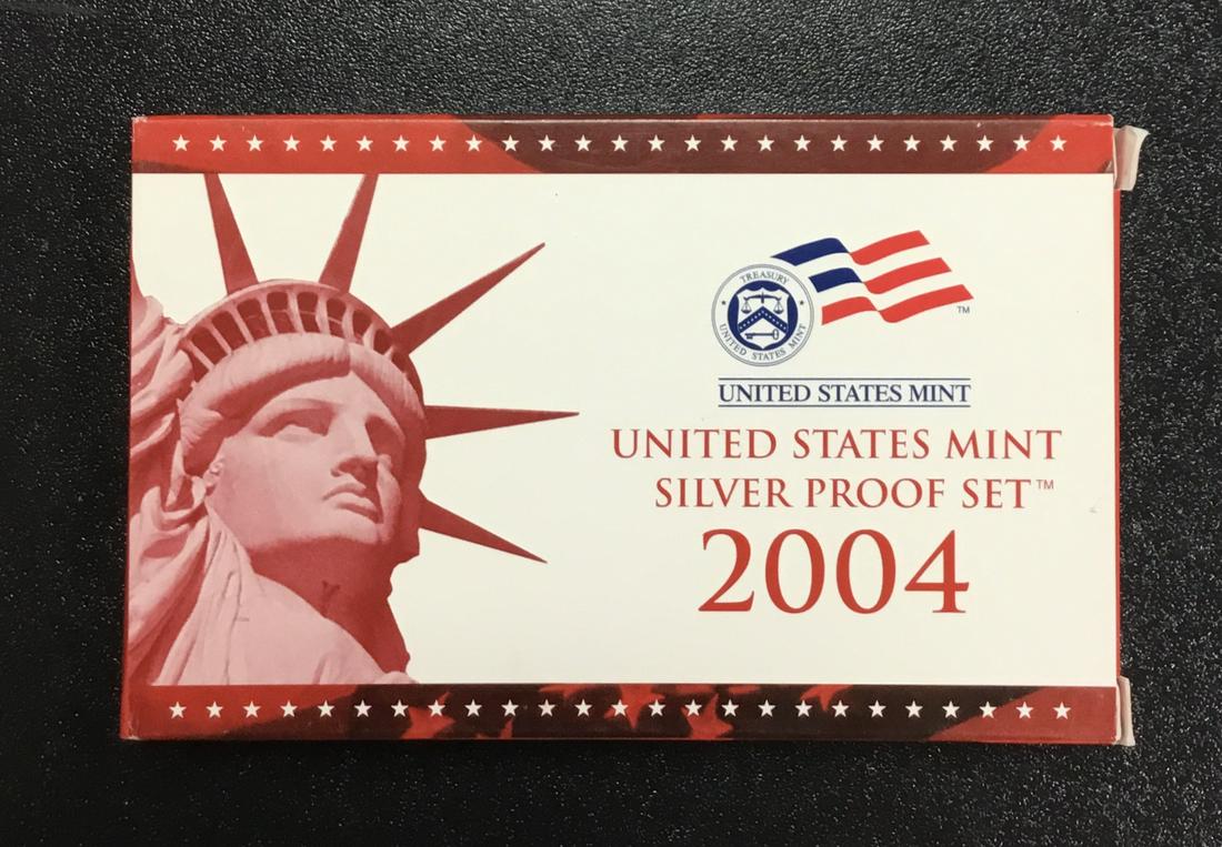 United States Mint ~ Silver Proof Set ~ 2004 (1 of 8)