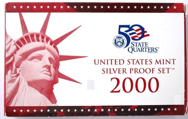 United States Mint Silver Proof Set - 2000 (1 of 7)