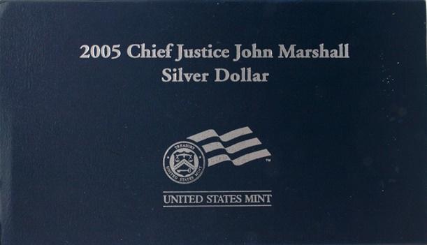 2005 Chief Justice John Marshall Silver Dollar: Title: 2005 Chief Justice John Marshall Silver Dollar Date/Period: 2005 Material: Silver Description: We have 3 available!