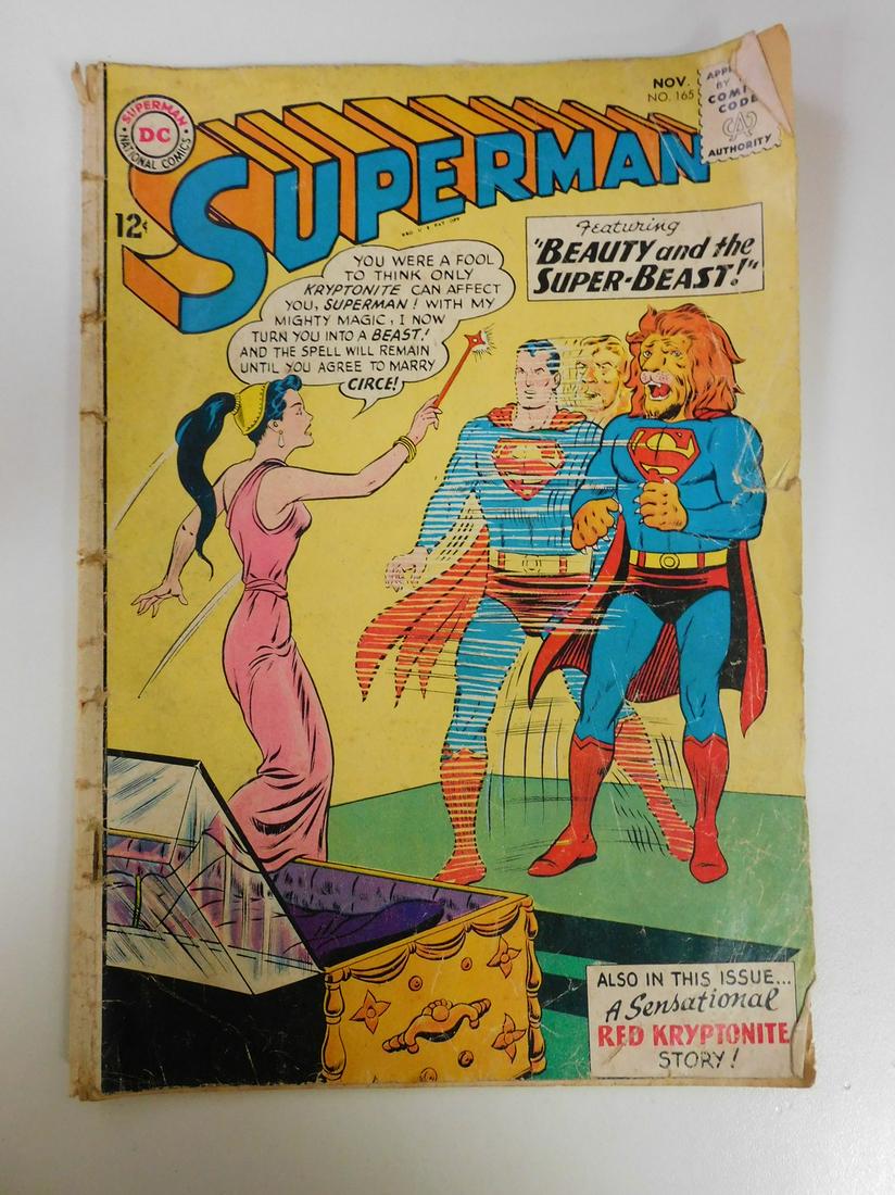 Superman #165: No Reserve! Superman #165. VG- Shipping: Individual Comics: Flat-rate of $9.99 (1-8 comics) or $19.99 (9+ comics) to anywhere within the contiguous U.S. International: Foreign shipping rates are deter