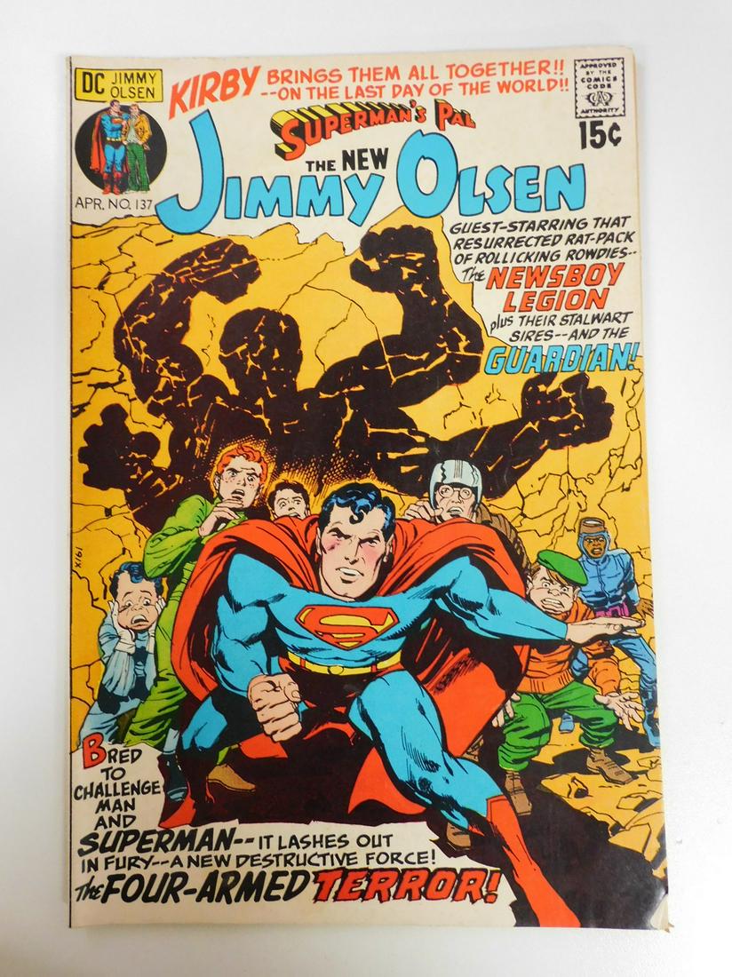 Superman's Pal Jimmy Olsen #137: No Reserve! Superman's Pal Jimmy Olsen #137. FN+ Shipping: Individual Comics: Flat-rate of $9.99 (1-8 comics) or $19.99 (9+ comics) to anywhere within the contiguous U.S. International: Foreign shippi