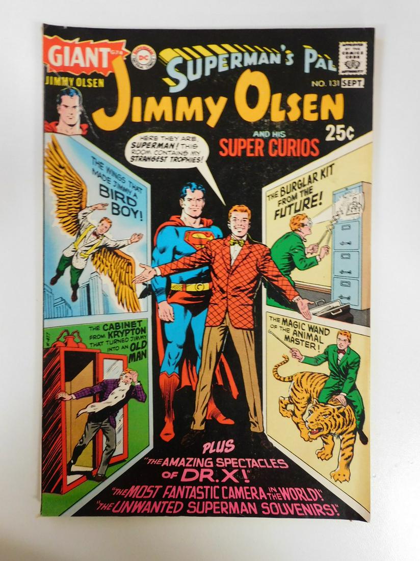 Superman's Pal Jimmy Olsen #131: No Reserve! Superman's Pal Jimmy Olsen #131. GD/VG Shipping: Individual Comics: Flat-rate of $9.99 (1-8 comics) or $19.99 (9+ comics) to anywhere within the contiguous U.S. International: Foreign ship