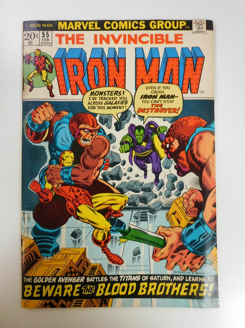 Iron Man #55 1st App. of Thanos (1 of 2)