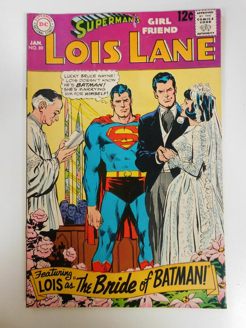 Superman's Girlfriend Lois Lane #89: No Reserve! Superman's Girlfriend Lois Lane #89. FN- Shipping: Individual Comics: Flat-rate of $9.99 (1-8 comics) or $19.99 (9+ comics) to anywhere within the contiguous U.S. International: Foreign sh