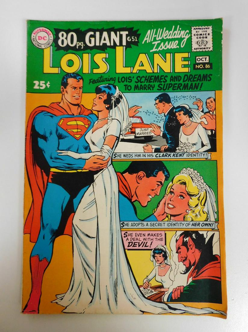 Superman's Girlfriend Lois Lane #86: No Reserve! Superman's Girlfriend Lois Lane #86. VG+ Shipping: Individual Comics: Flat-rate of $9.99 (1-8 comics) or $19.99 (9+ comics) to anywhere within the contiguous U.S. International: Foreign sh