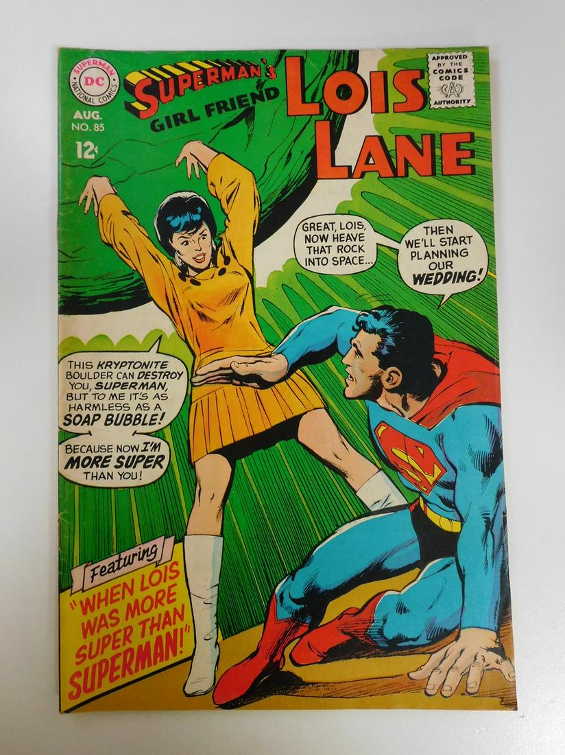 Superman's Girlfriend Lois Lane #85: No Reserve! Superman's Girlfriend Lois Lane #85. VG/FN Shipping: Individual Comics: Flat-rate of $9.99 (1-8 comics) or $19.99 (9+ comics) to anywhere within the contiguous U.S. International: Foreign 