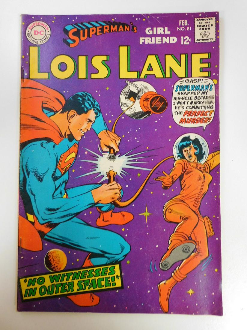 Superman's Girlfriend Lois Lane #81: No Reserve! Superman's Girlfriend Lois Lane #81. VG/FN Shipping: Individual Comics: Flat-rate of $9.99 (1-8 comics) or $19.99 (9+ comics) to anywhere within the contiguous U.S. International: Foreign 
