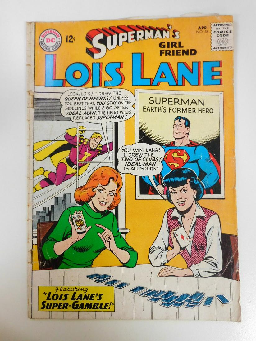 Superman's Girlfriend Lois Lane #56: No Reserve! Superman's Girlfriend Lois Lane #56. GD/VG Shipping: Individual Comics: Flat-rate of $9.99 (1-8 comics) or $19.99 (9+ comics) to anywhere within the contiguous U.S. International: Foreign 