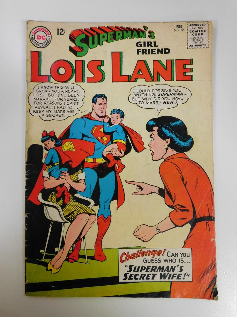 Superman's Girlfriend Lois Lane #55: No Reserve! Superman's Girlfriend Lois Lane #55. VG Shipping: Individual Comics: Flat-rate of $9.99 (1-8 comics) or $19.99 (9+ comics) to anywhere within the contiguous U.S. International: Foreign shi