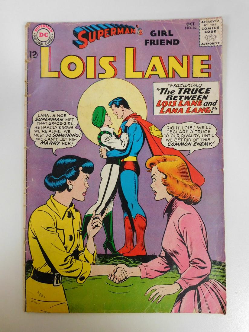 Superman's Girlfriend Lois Lane #52: No Reserve! Superman's Girlfriend Lois Lane #52. VG- Shipping: Individual Comics: Flat-rate of $9.99 (1-8 comics) or $19.99 (9+ comics) to anywhere within the contiguous U.S. International: Foreign sh