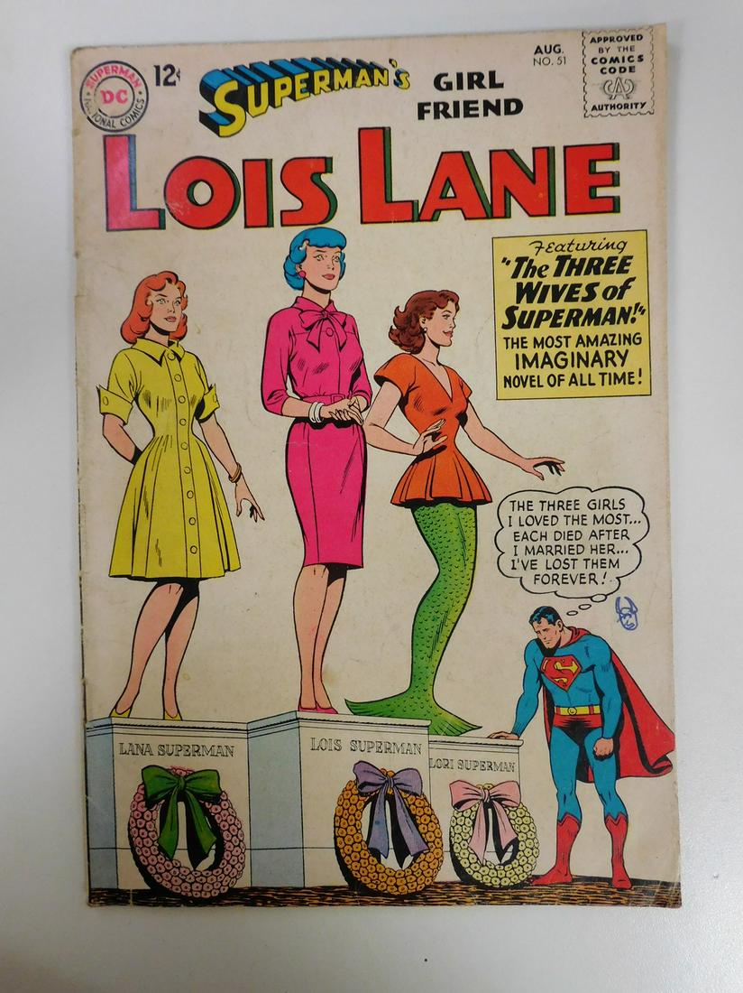 Superman's Girlfriend Lois Lane #51: No Reserve! Superman's Girlfriend Lois Lane #51. VG- Shipping: Individual Comics: Flat-rate of $9.99 (1-8 comics) or $19.99 (9+ comics) to anywhere within the contiguous U.S. International: Foreign sh