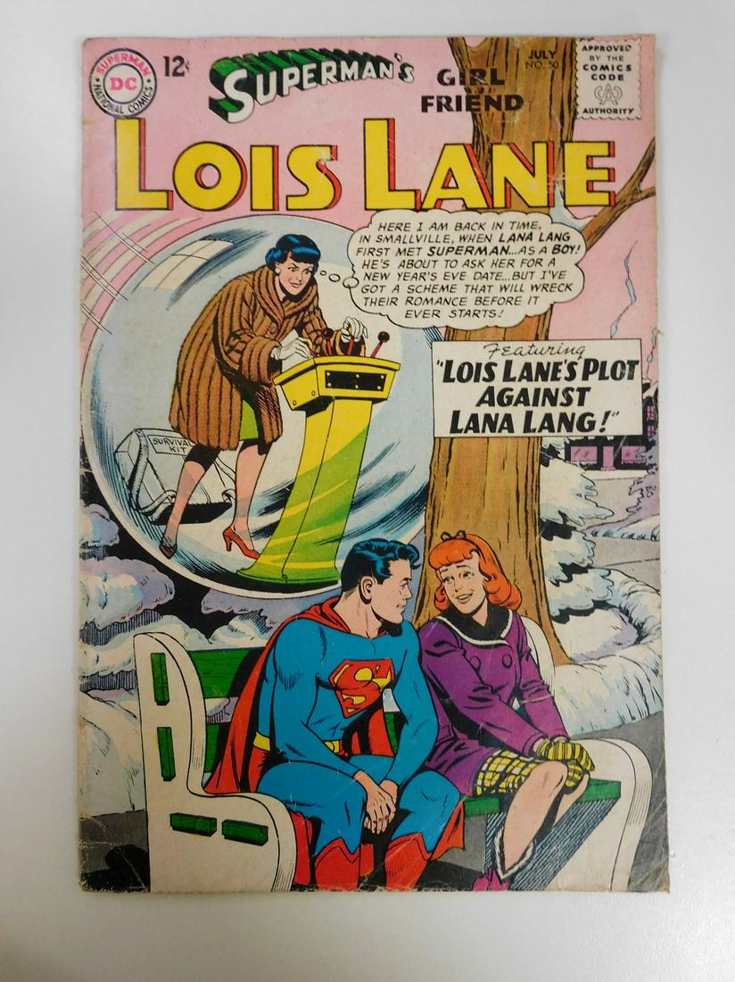 Superman's Girlfriend Lois Lane #50: No Reserve! Superman's Girlfriend Lois Lane #50. VG- Shipping: Individual Comics: Flat-rate of $9.99 (1-8 comics) or $19.99 (9+ comics) to anywhere within the contiguous U.S. International: Foreign sh
