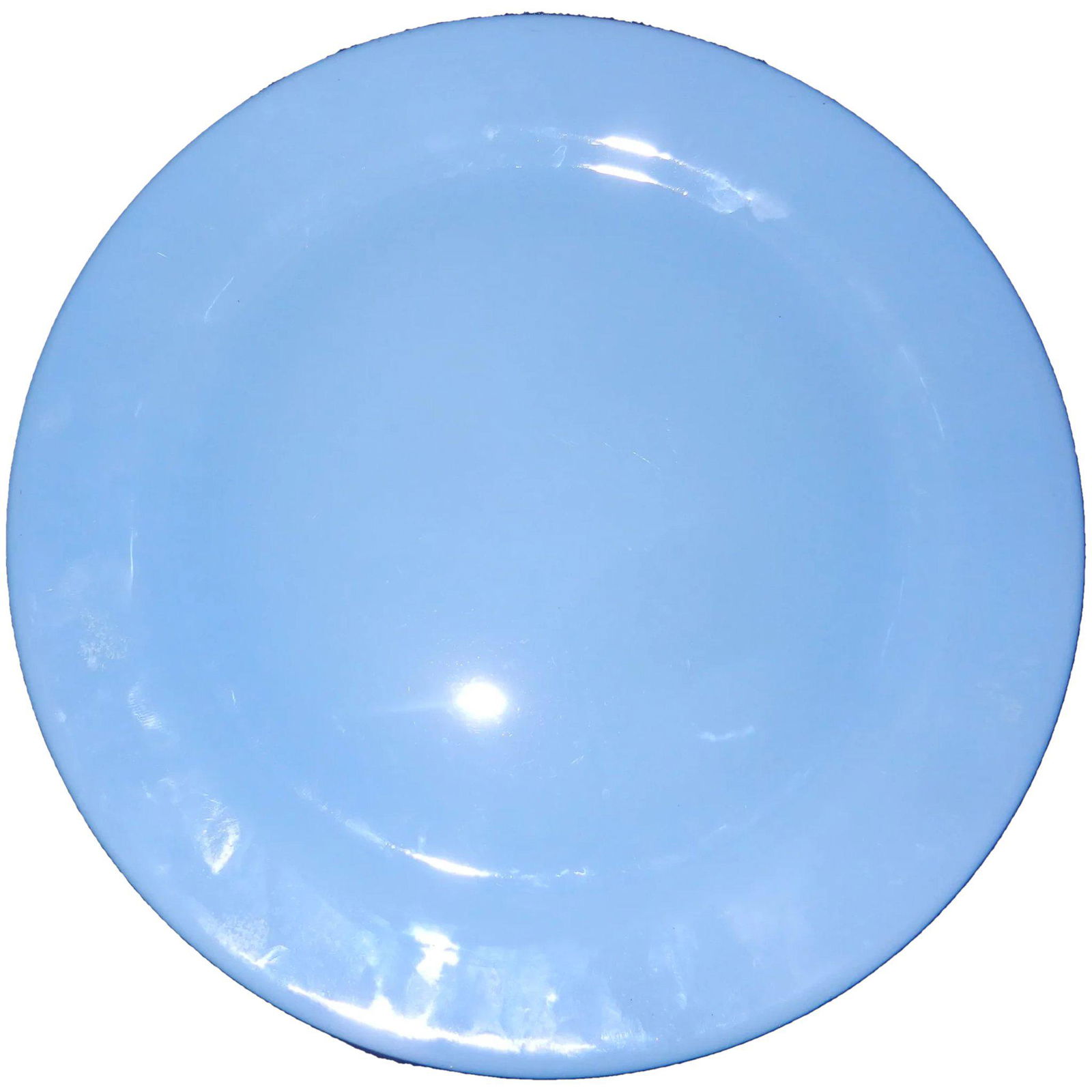 Vintage Taylor, Smith & Taylor Luray Pastel Blue 14”: This Vintage Taylor, Smith & Taylor Luray Pastel Blue 14” Chop Plate is in excellent condition. NO chips, cracks, crazing or flea bites. Very minor utensil marks on surface. This is an excellent dur