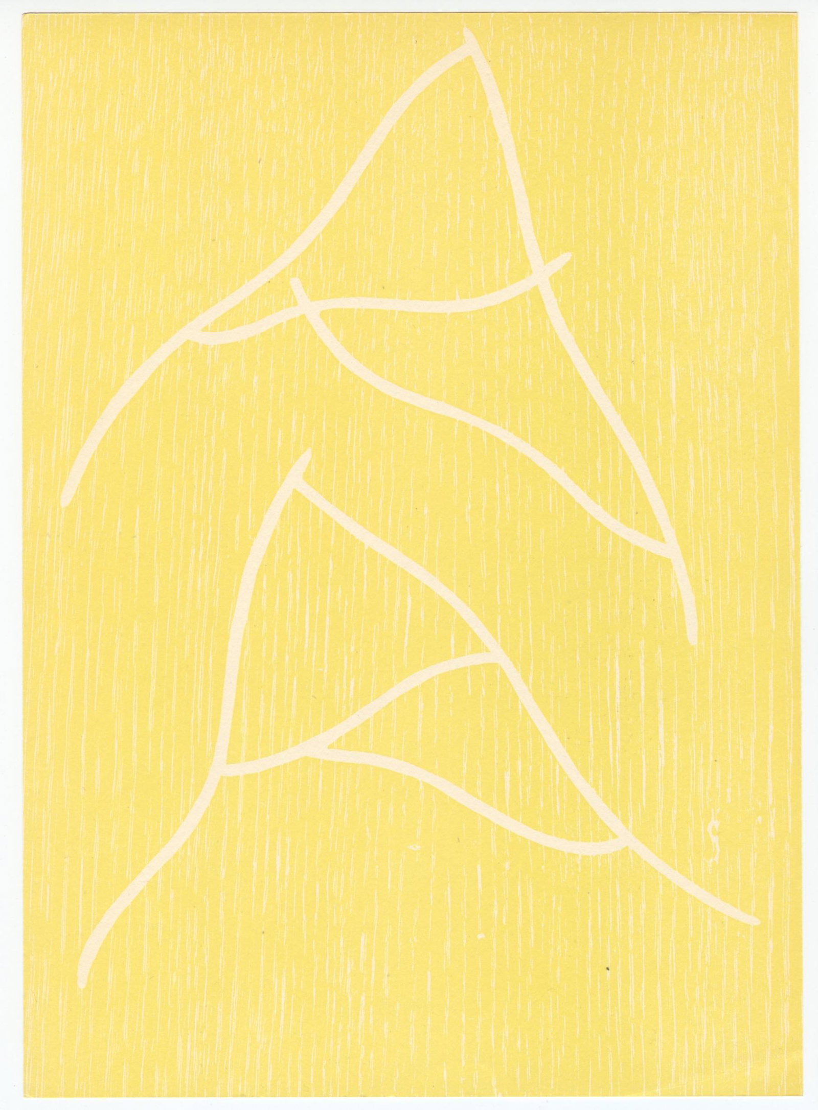 Jean Hans Arp original woodcut, 1948: Medium: original color woodcut. Published in New York in 1948. Size: 10 x 7 1/4 inches (255 x 184 mm). Not signed. Reserve: $160.00 Shipping: Domestic: Flat-rate of $20.00 to anywhere within the conti