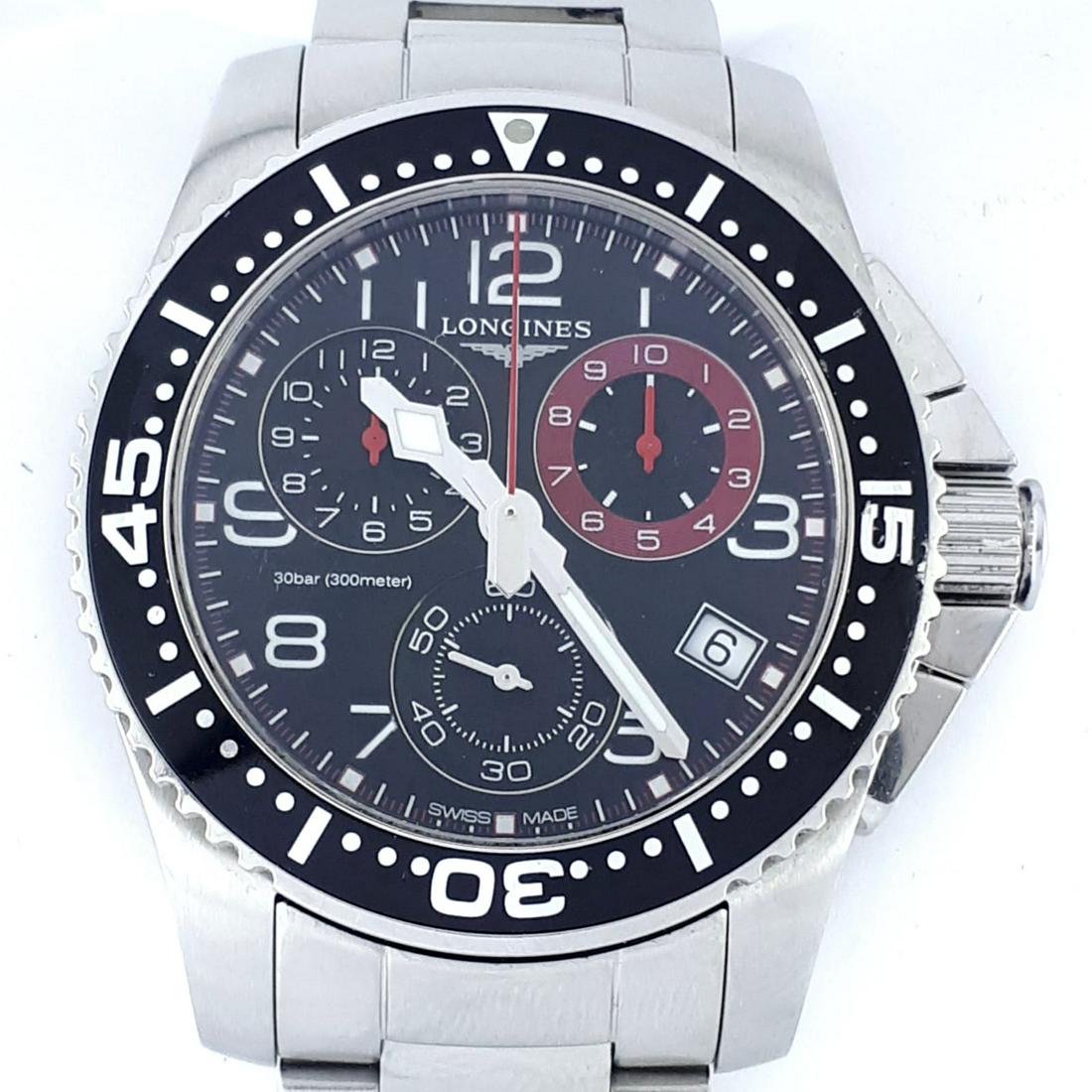 Longines - Hydro Conquest - Ref: L3.690.4 - Men -: Brand: Longines Model: Hydro Conquest Reference Number: Ref: L3.690.4 Gender: Men Period: 2011-present Movement: Quartz Case material: Steel Extras: Box Type: Analogue wristwatch Shipped