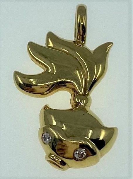 Tiffany & Co., Diamond, 18K Yellow Gold Goldfish (1 of 7)