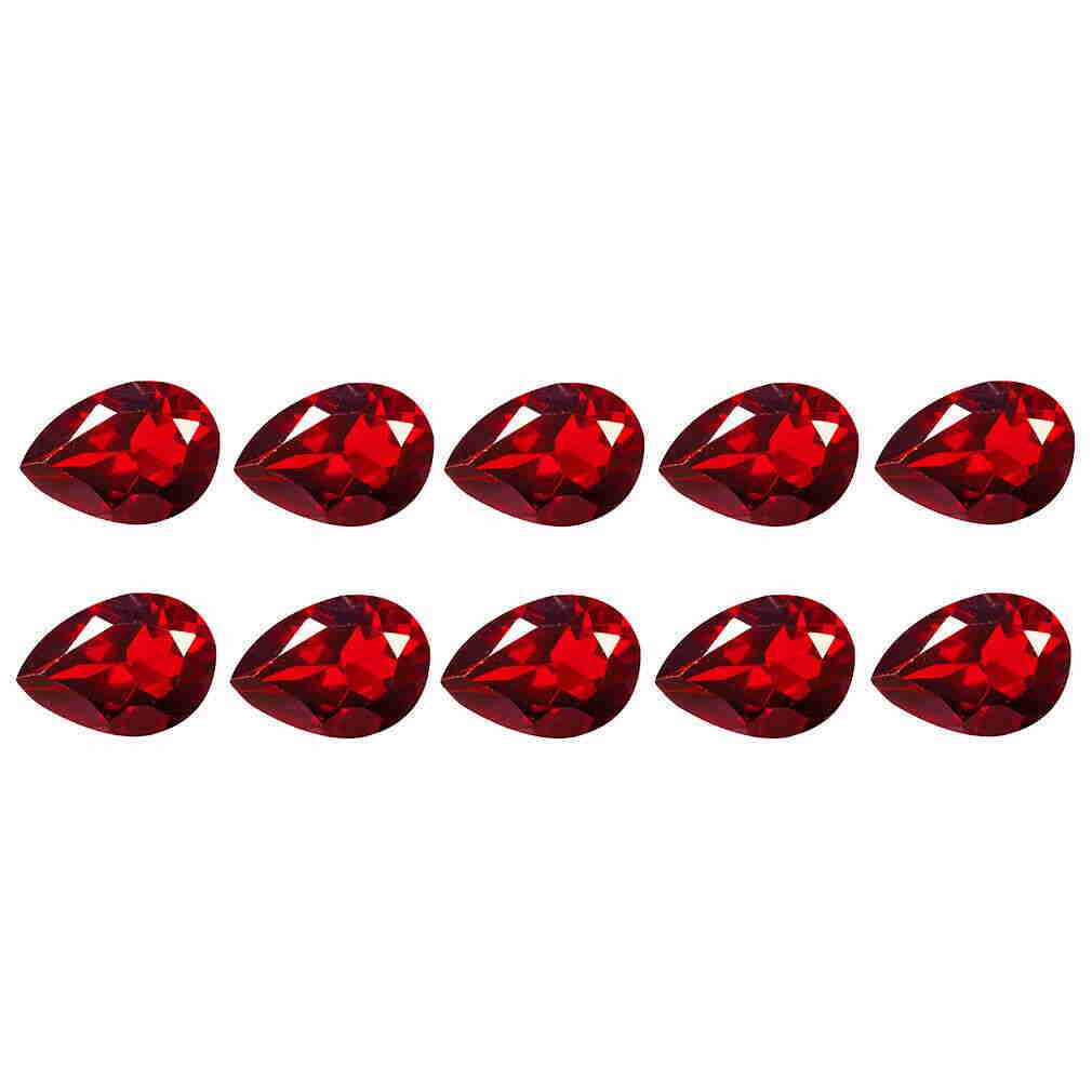 8.50 Ct [10 Pcs Lot] Flashing Pear Cut 7 x 5 AAA (1 of 1)