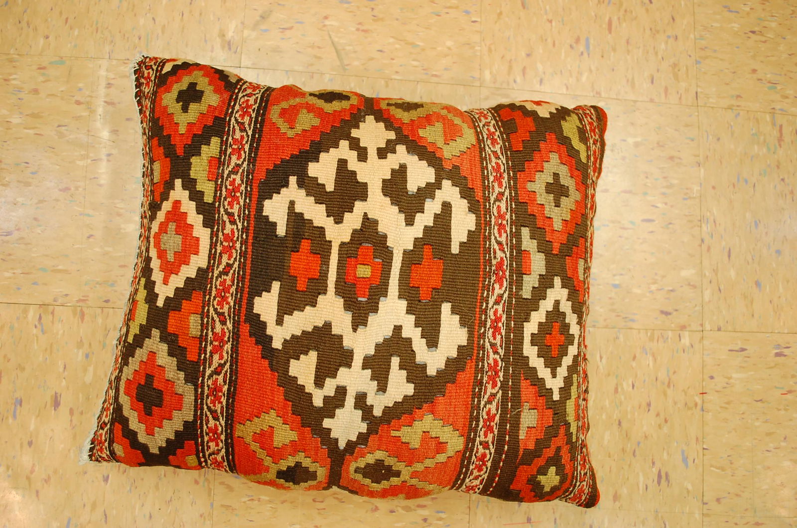 Hand Made of antique rug Pillow Cushion Rug 1 (1 of 6)