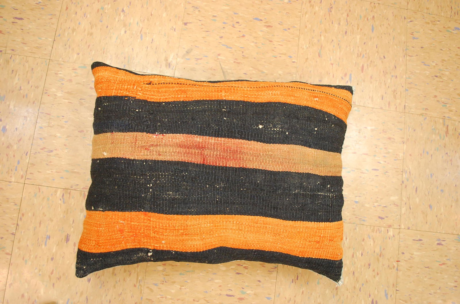 Hand Made of antique rug Pillow Cushion Rug 1'7" x (1 of 5)