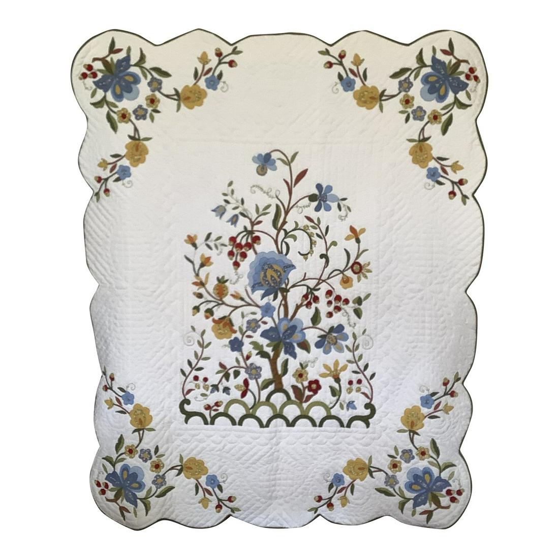 Tree of Life Applique Quilt (1 of 12)