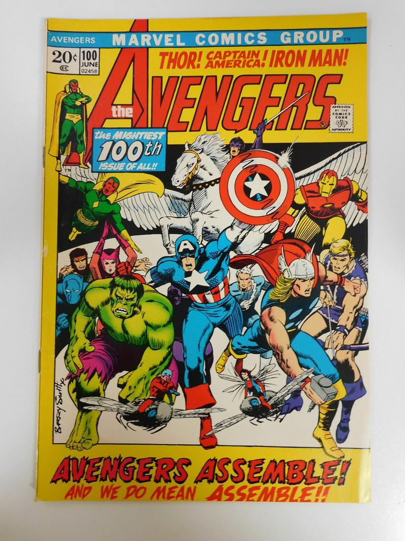 The Mighty Avengers #100: No Reserve! The Mighty Avengers #100. Fine+ Shipping: Domestic: Flat-rate of $9.99 for 1 to 8 items; Flat-rate of $19.99 for 9 items or more to anywhere within the contiguous U.S. International: Forei