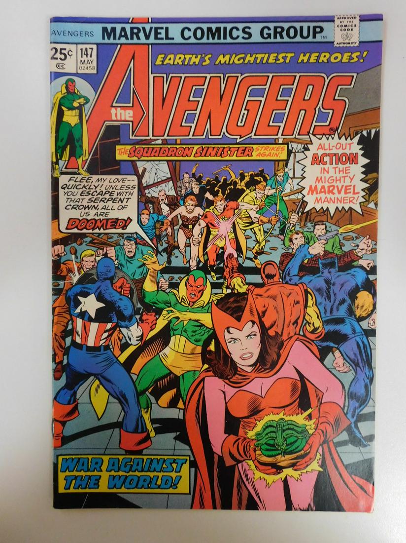 The Mighty Avengers #147: No Reserve! The Mighty Avengers #147. Fine+ Shipping: Domestic: Flat-rate of $9.99 for 1 to 8 items; Flat-rate of $19.99 for 9 items or more to anywhere within the contiguous U.S. International: Forei