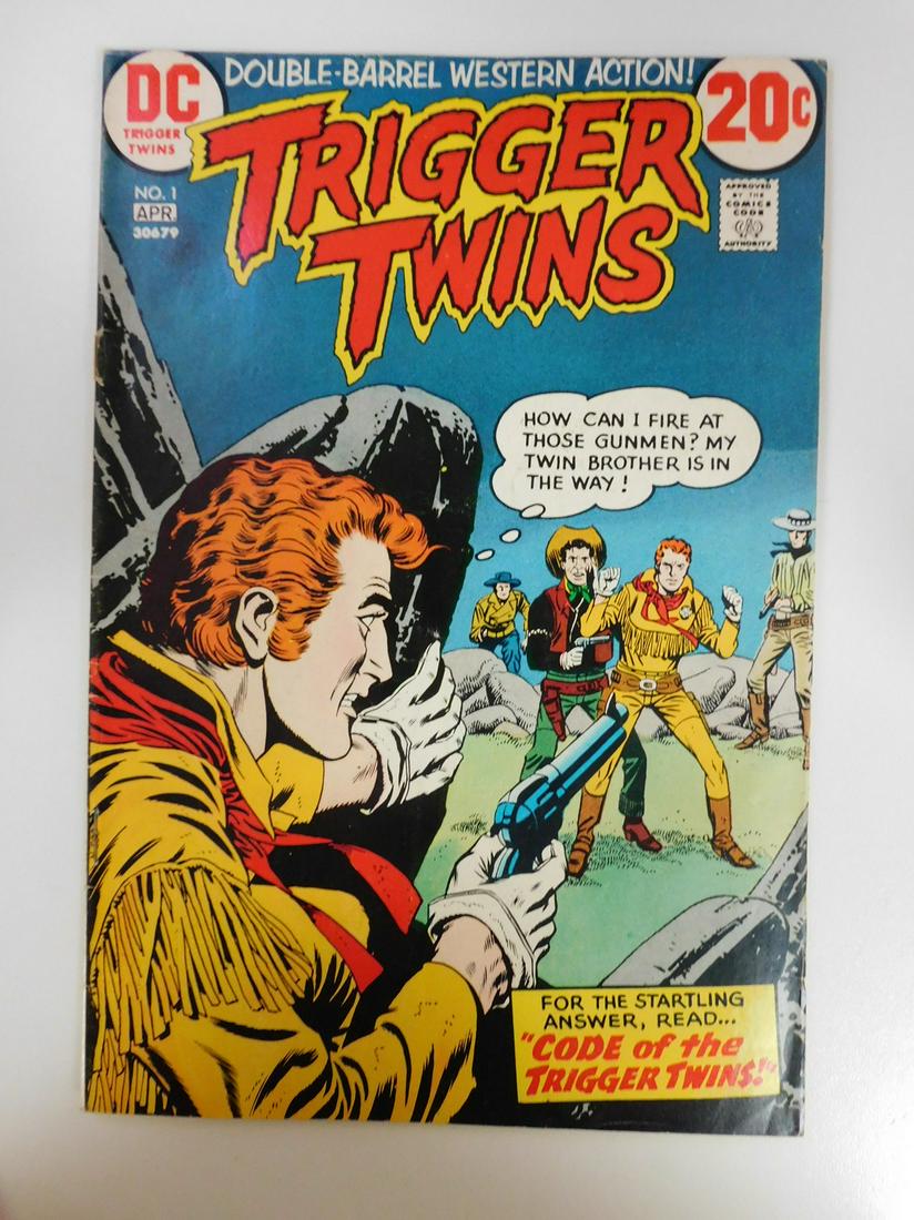 Trigger Twins #1: No Reserve! Trigger Twins #1. VG Shipping: Domestic: Flat-rate of $9.99 for 1 to 8 items; Flat-rate of $19.99 for 9 items or more to anywhere within the contiguous U.S. International: Foreign shipping