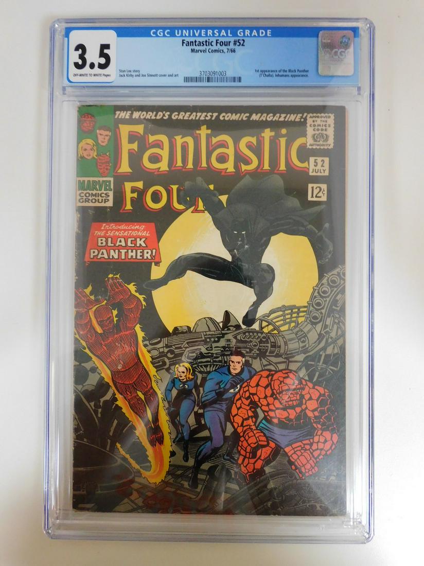 Fantastic Four #52 1st App. of the Black Panther CGC (1 of 2)