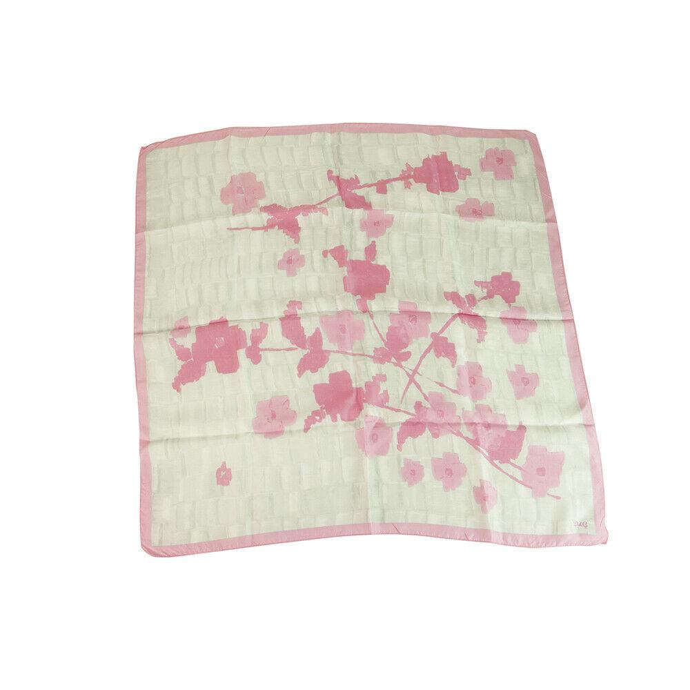 Dolce & Gabbana White Pink Flowers Floral Print Silk: Dolce & Gabbana White Pink Flowers Floral Print Silk Square Scarf Foulard This is a beautiful and fun silk scarf from Dolce & Gabbana, that adds style to your closet in an instant! With impressive flo