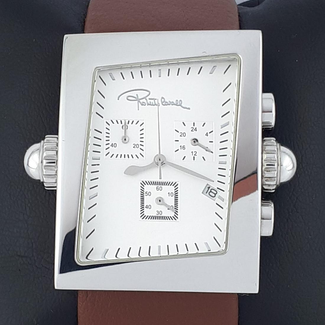 Roberto Cavalli - 50372 - Men - 2011-present: Brand : Roberto Cavalli Model : 50372 Gender : Men Movement : Quartz Type : Analogue wristwatch Total Lenght : 22 cm / 8,66 inch (Including Watch Case) Case Size : 31 x 41 mm / 1,22 x 1,61 Inch