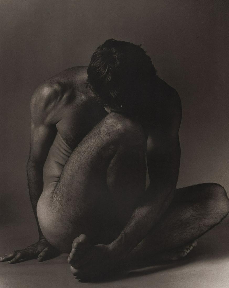 KEN HAAK - Male Nude ,1972: Artist: KEN HAAK Print Title: Male Nude ,1972 Medium: Tri-tone Photo-lithographs (Limited edition of 5000) Printed in the 1980’s, in the US Image size (inches) approx. 12 x 10” Ken Haak(1923 - 199