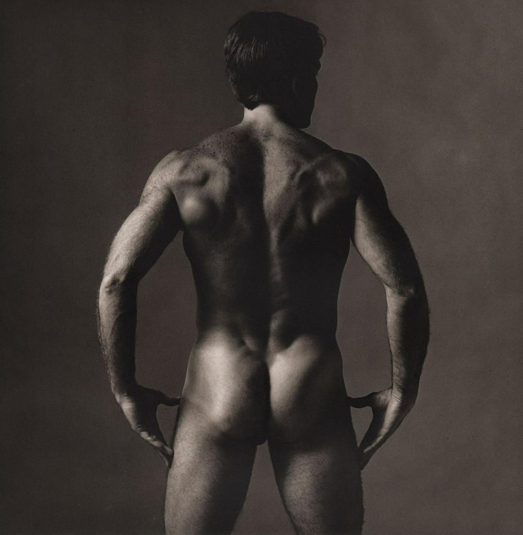 KEN HAAK - Male Nude ,1975: Artist: KEN HAAK Print Title: Male Nude 1975 Medium: Tri-tone Photo-lithographs (Limited edition of 5000) Printed in the 1980’s, in the US Image size (inches) approx. 7.5 x 7.5” Ken Haak(1923 - 19