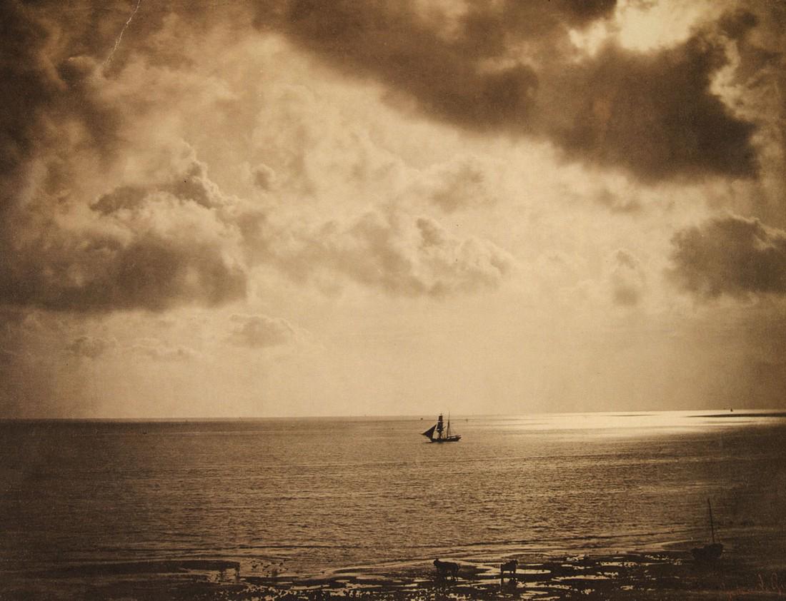 GUSTAVE LE GRAY - Brigantine at Sea, 1856 (1 of 1)