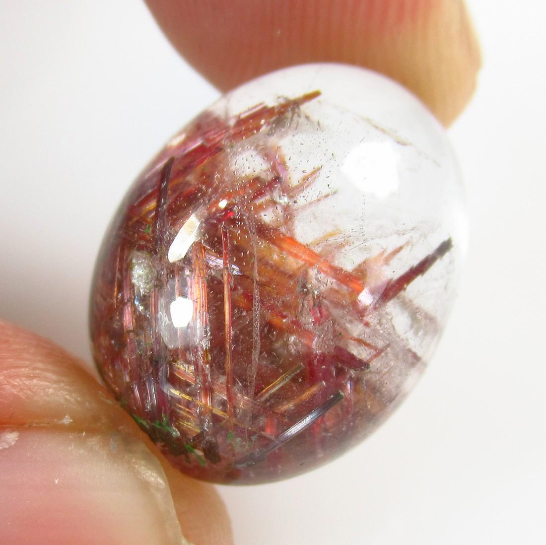 19.56 Ct Natural Rutile Quartz Oval Cab (1 of 2)