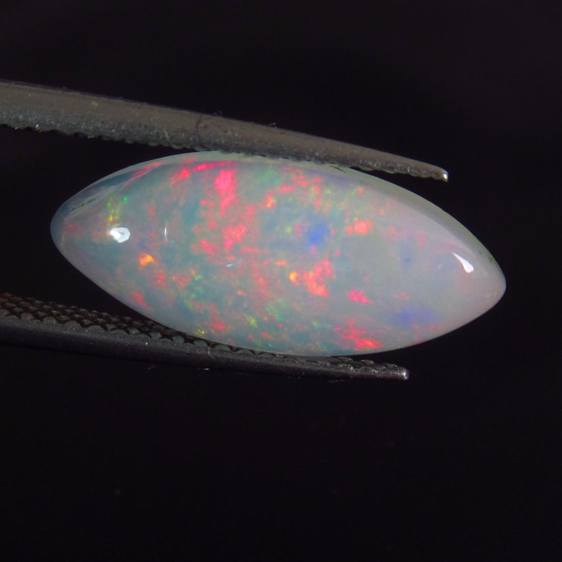 2.53 Ct Natural Ethiopian Multicolor Fire Opal Marquise (1 of 2)