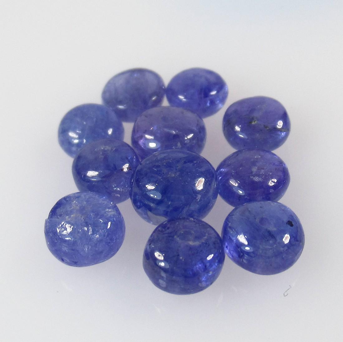 10.12 Ct Natural 11 Drilled Tanzanite Round Beads: No Reserve! Title: 10.12 Ct Natural 11 Drilled Tanzanite Round Beads Stone Clarity: Transparent Gemstones: Natural Tanzanite Beads Carat Weights: 10.12 Size/Dimensions: 5.20 - 6.10 mm / 11 Pc's Additi
