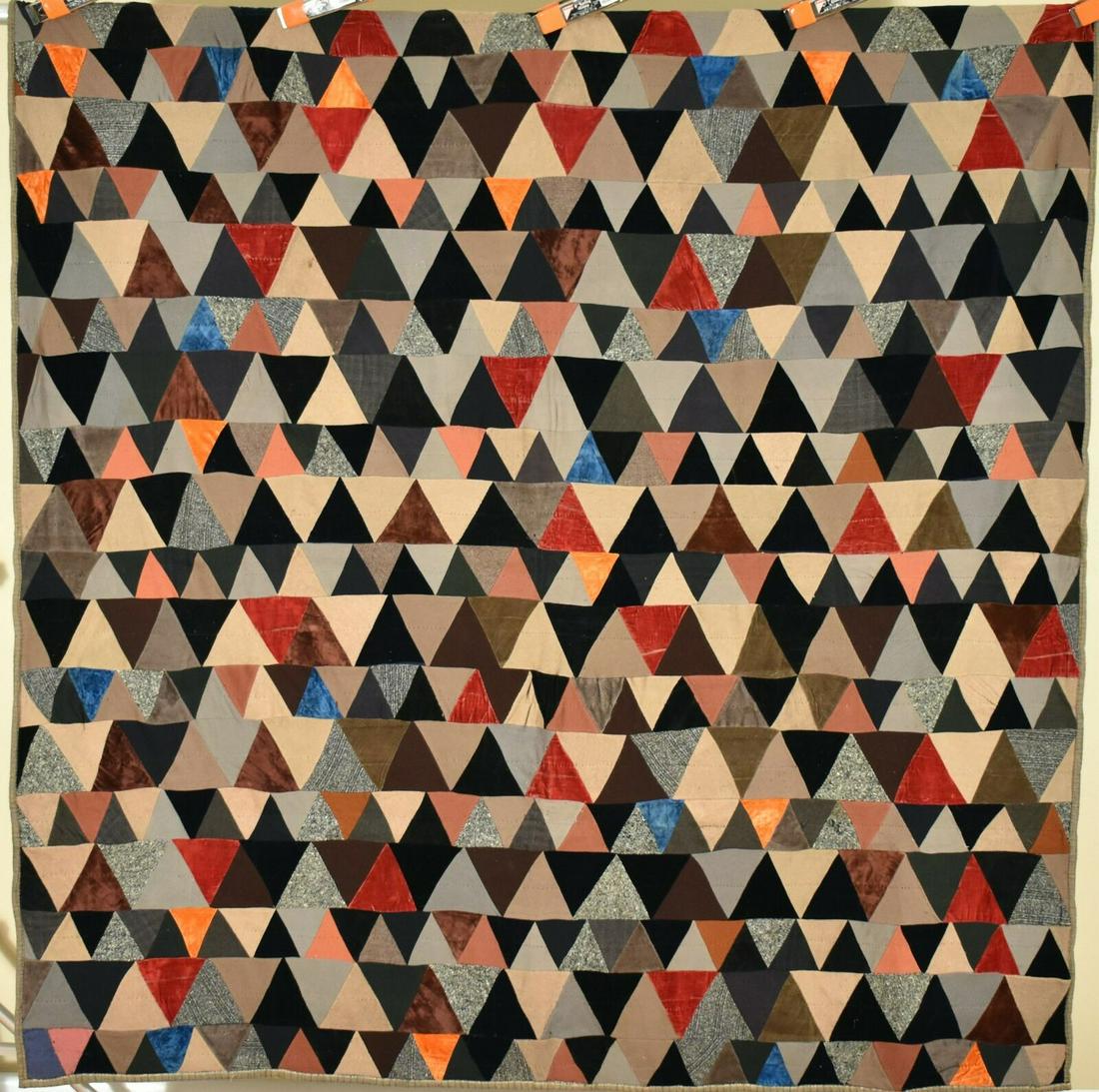 20's "Snake Fence" Zigzag Quilt (1 of 7)