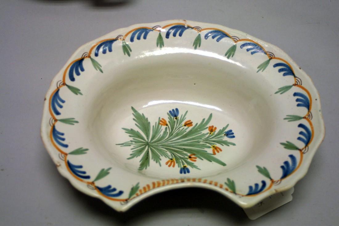 A good late 18th century French faience barbers bowl (1 of 1)