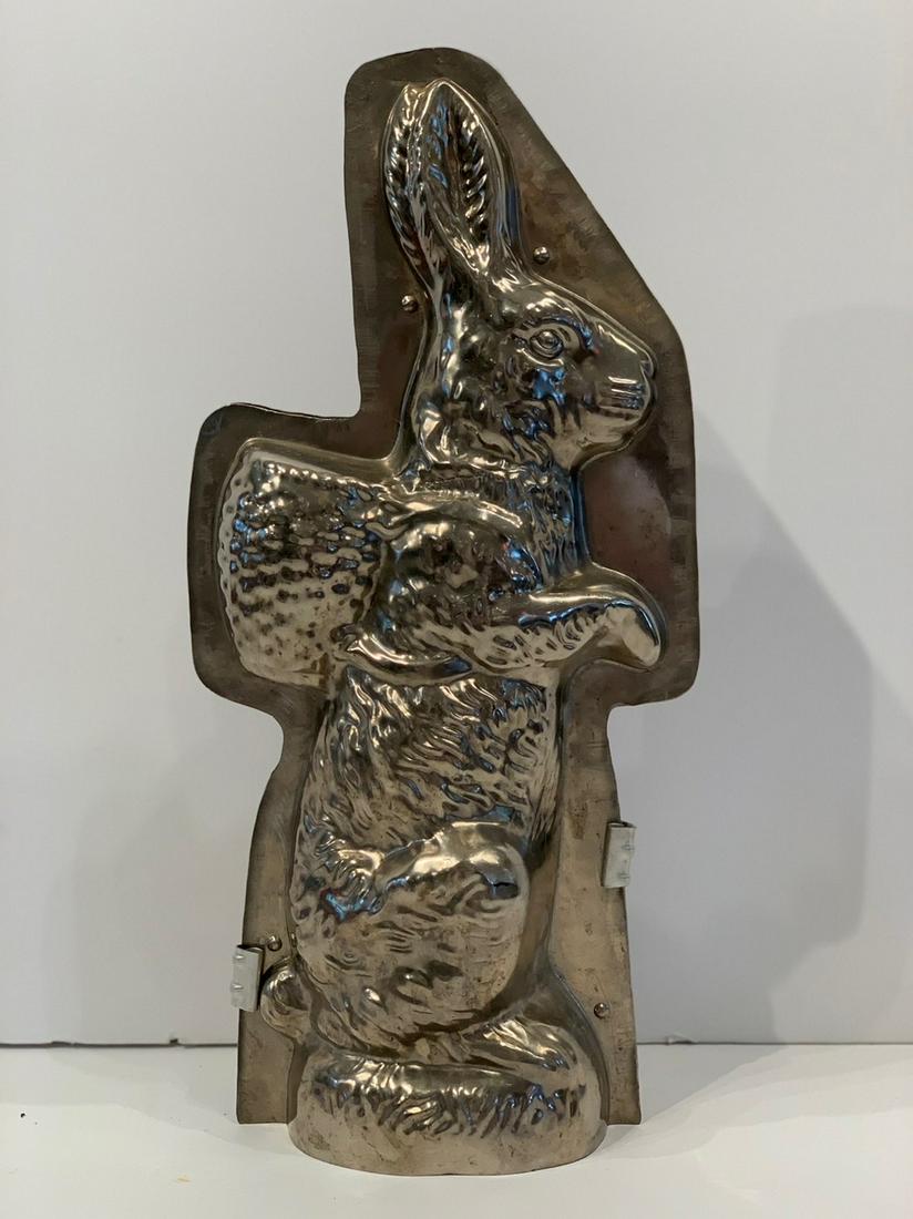 Mammouth Rabbit early 20th c Chocolate Mold (1 of 3)