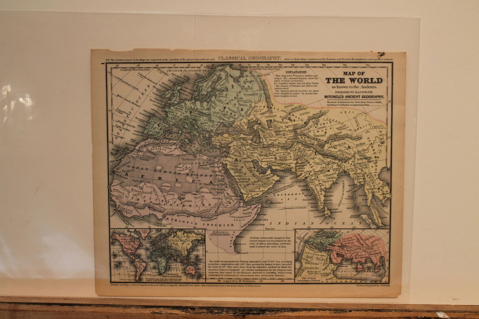 1844 World Map (1 of 3)