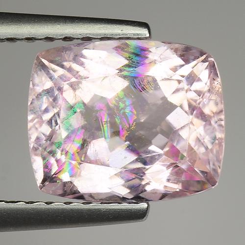 2.40 CTS NATURAL MORGANITE CUSHION SHAPE GOOD COLOR (1 of 2)