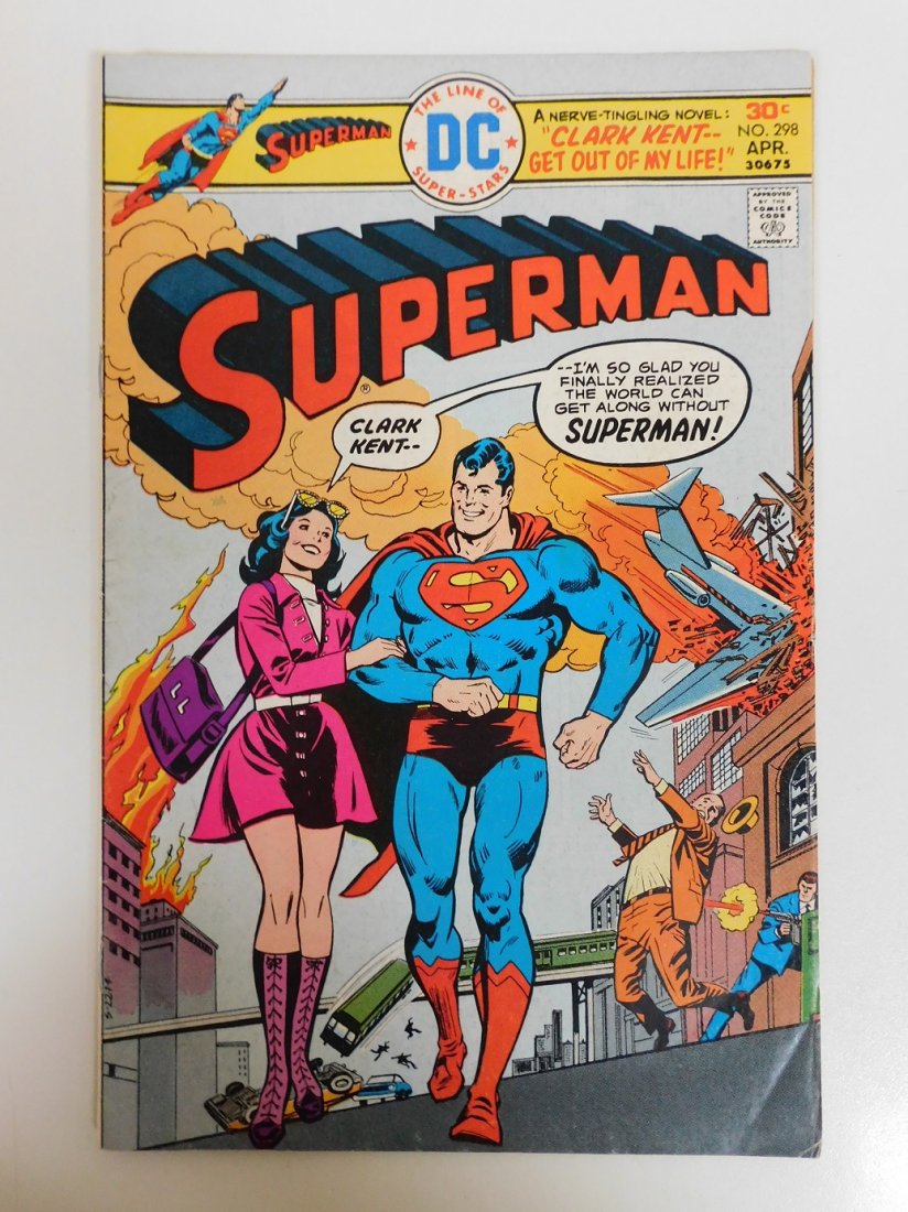 Superman #298: No Reserve! Superman #298. VG/FN Shipping: Domestic: Flat-rate of $9.99 for 1 to 8 items; Flat-rate of $19.99 for 9 items or more to anywhere within the contiguous U.S. International: Foreign shipping