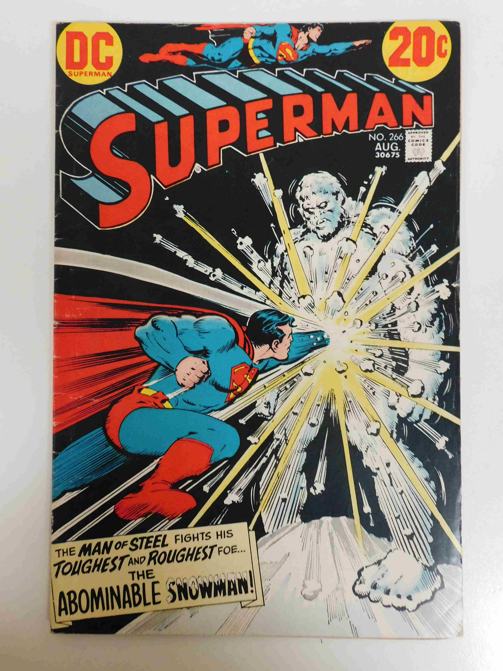 Superman #266: No Reserve! Superman #266. VG/FN Shipping: Domestic: Flat-rate of $9.99 for 1 to 8 items; Flat-rate of $19.99 for 9 items or more to anywhere within the contiguous U.S. International: Foreign shipping