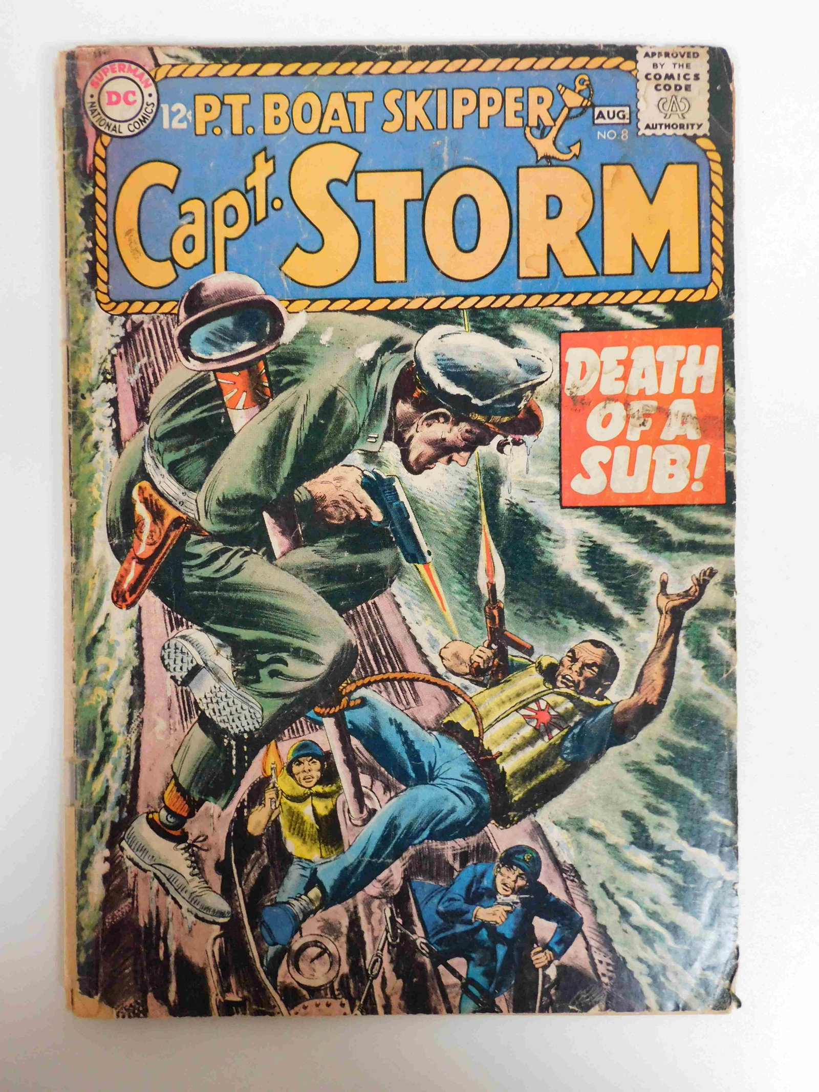 Capt. Storm #8: No Reserve! Capt. Storm #8. FR Tape along entire spine Shipping: Domestic: Flat-rate of $9.99 for 1 to 8 items; Flat-rate of $19.99 for 9 items or more to anywhere within the contiguous U.S. Internati